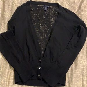 Black cardigan